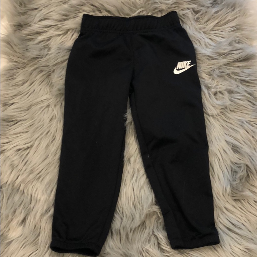 Black nike track pants